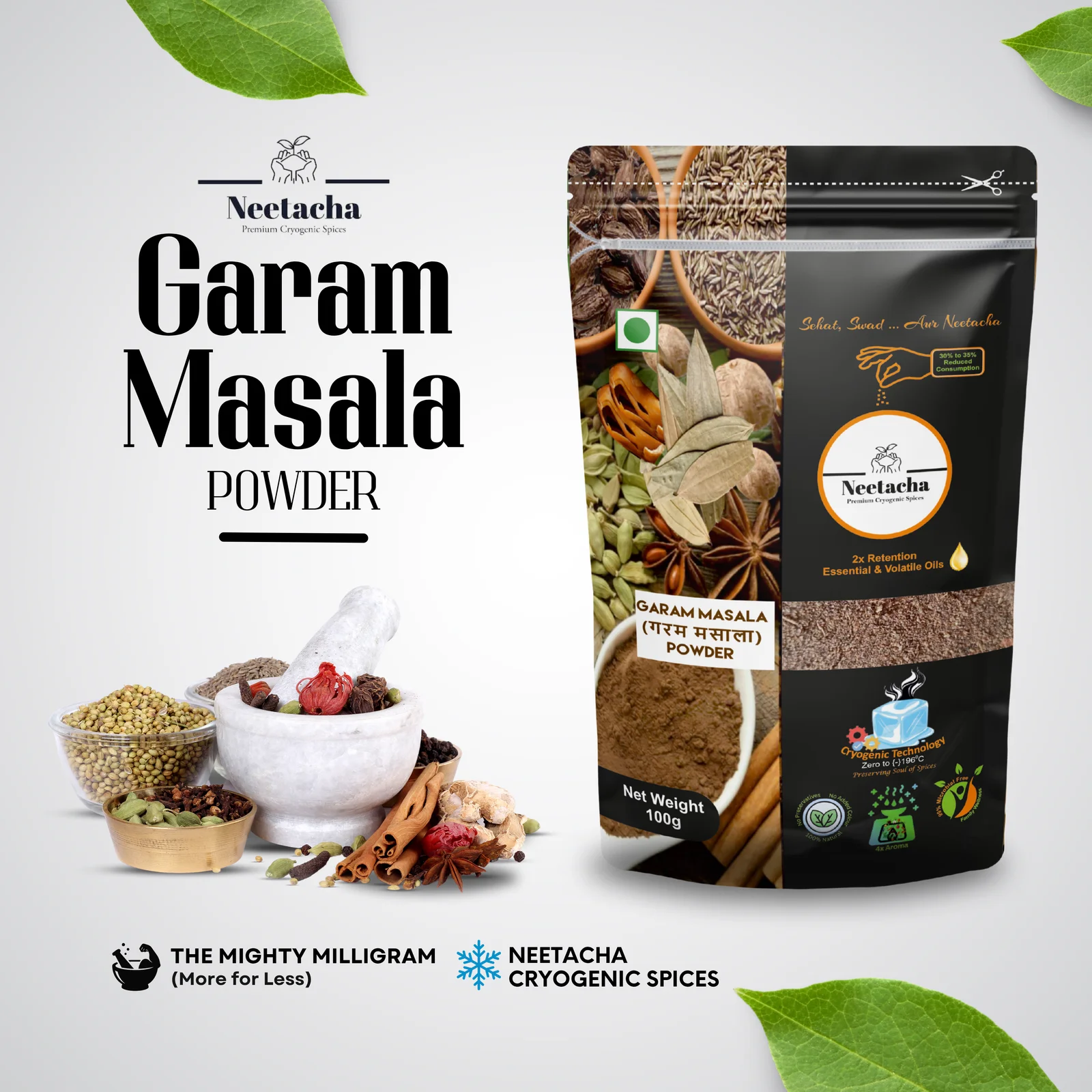 NEETACHA Premium Cryogenic Garam Masala I 100g