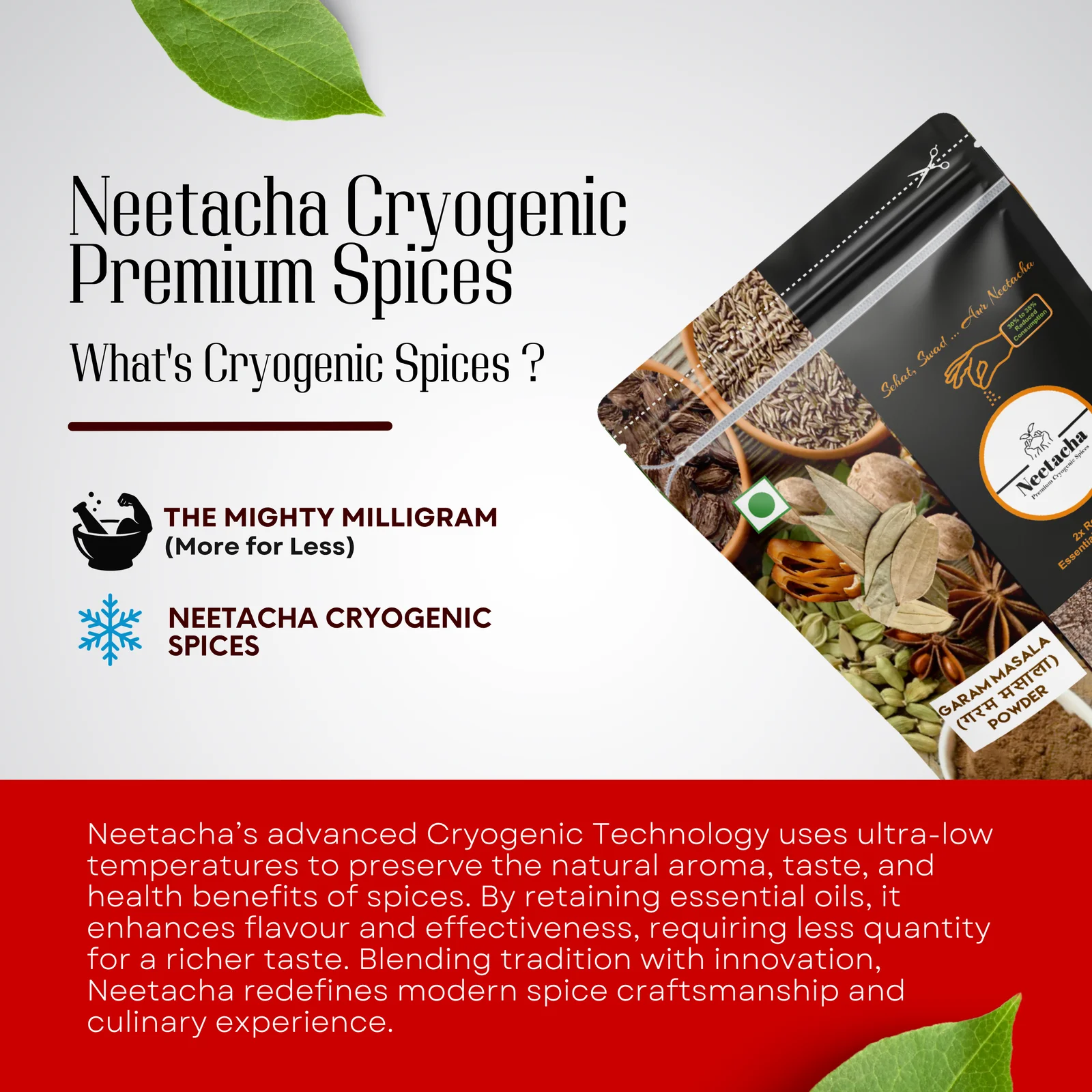 NEETACHA Premium Cryogenic Garam Masala I 100g