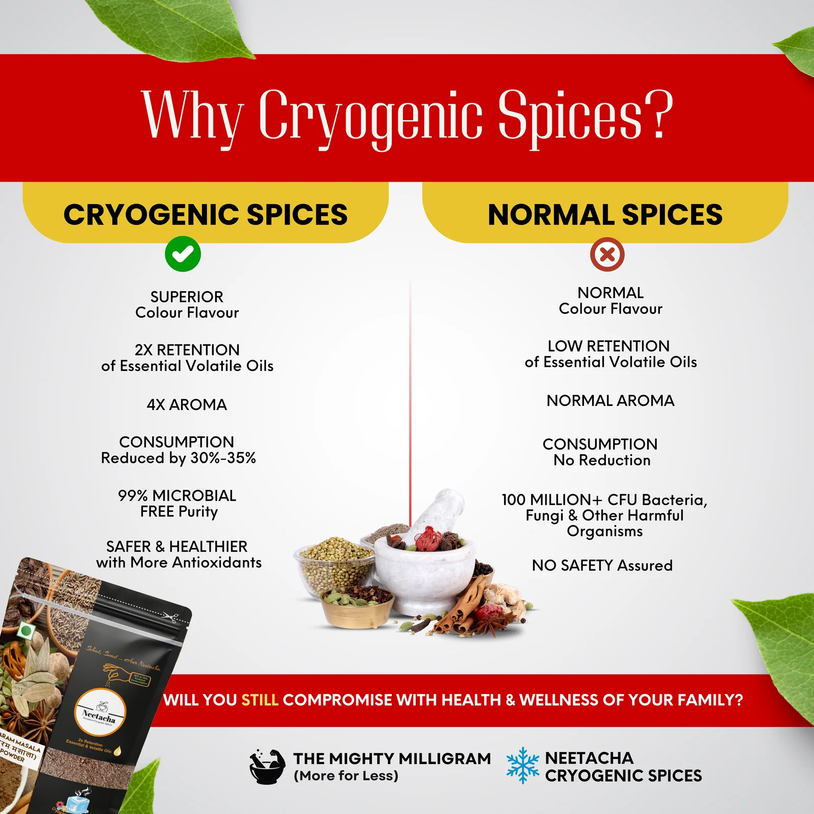 NEETACHA Premium Cryogenic Garam Masala I 100g