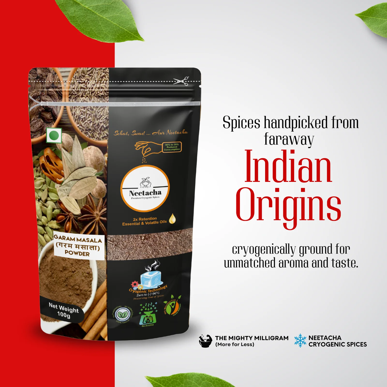 NEETACHA Premium Cryogenic Garam Masala I 100g
