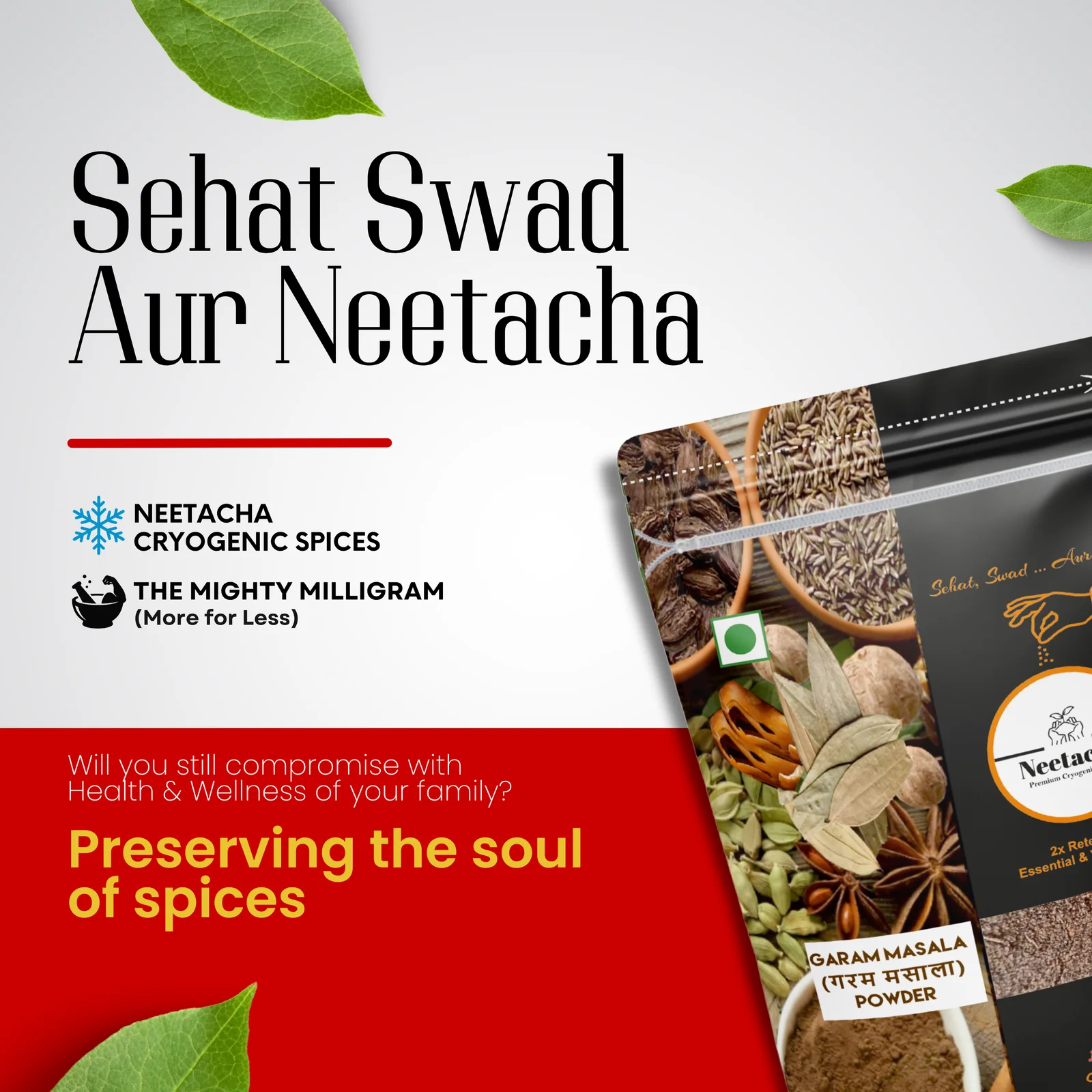 NEETACHA Premium Cryogenic Garam Masala I 100g