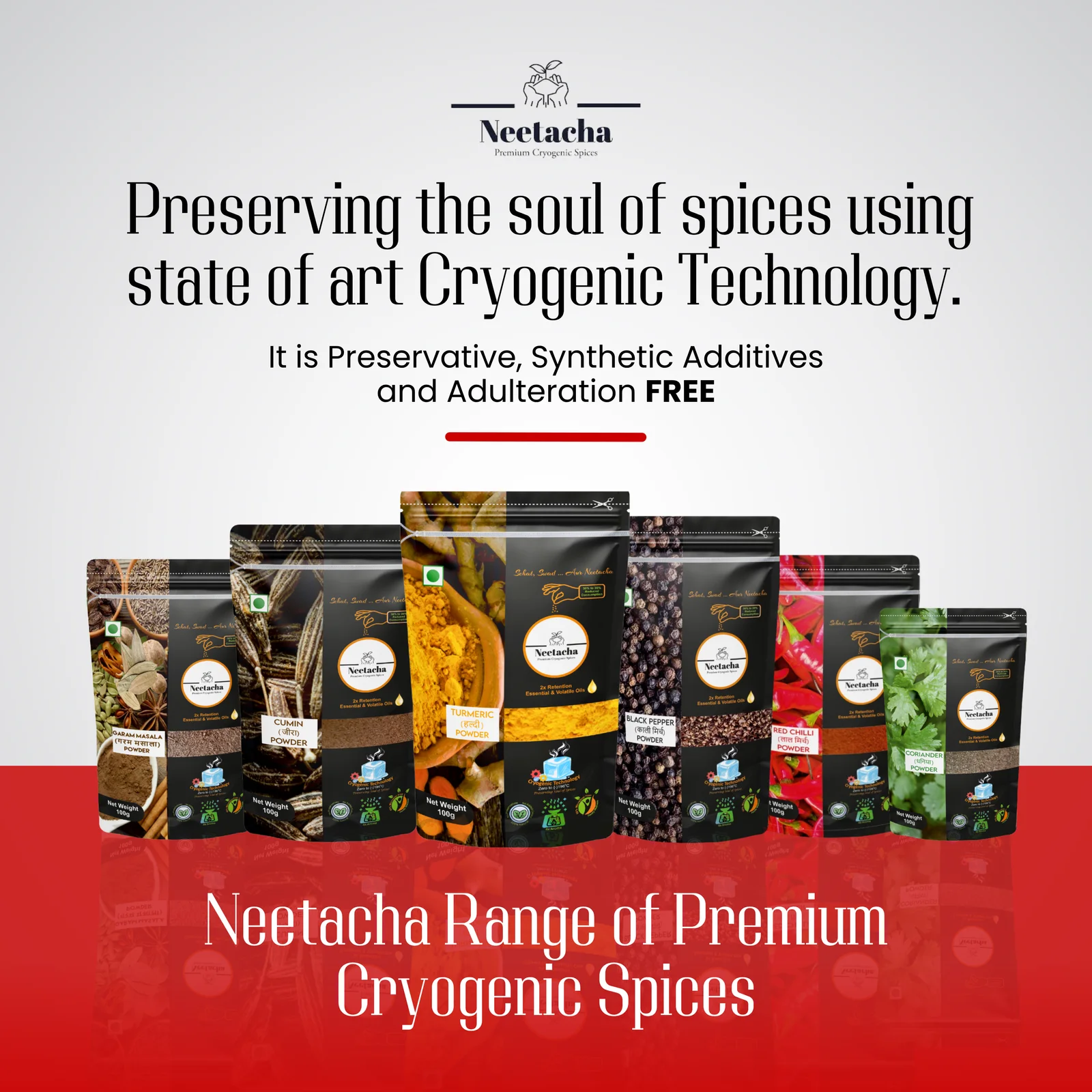 NEETACHA Premium Cryogenic Garam Masala I 100g
