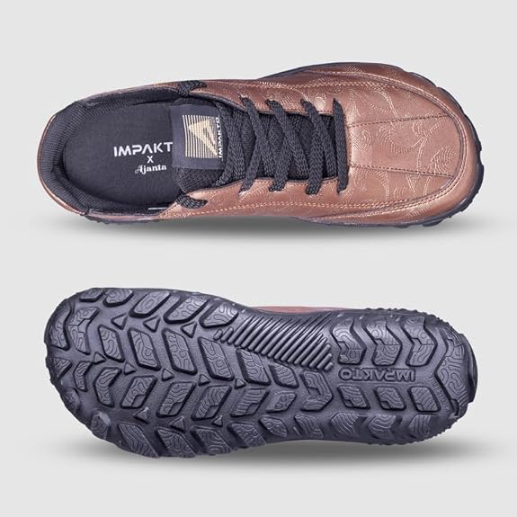 Impakto Barefoot For Men - Festive Style Brown (AS3320007140)