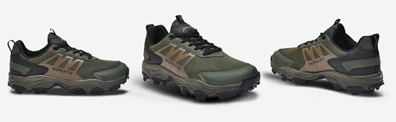 Impakto EdgeRunner Trekking & Hiking Shoes (Olive Green) AS3279