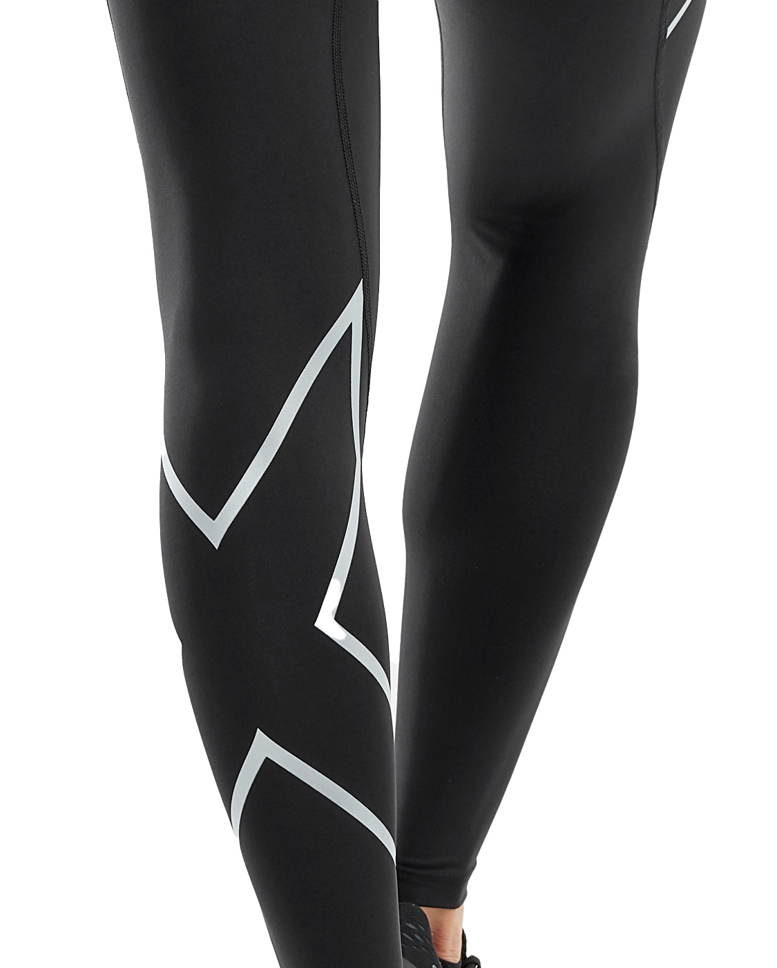 2XU Core Compression Tights Black/Silver (WA4173b)