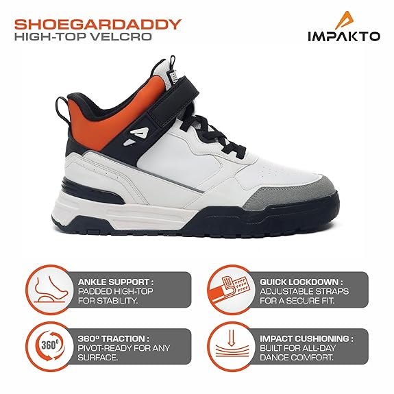 Impakto Shoegardaddy Men’s Hiking & Trekking Shoes- Orange (AS3334007191)