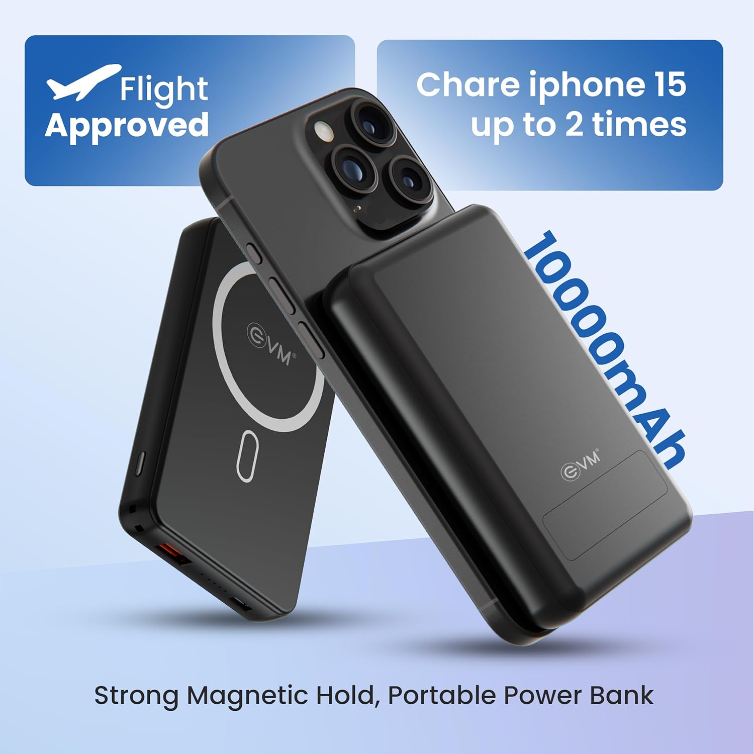 EVM EnMag Ace Black 10000mAh Magsafe Powerbank EK1285